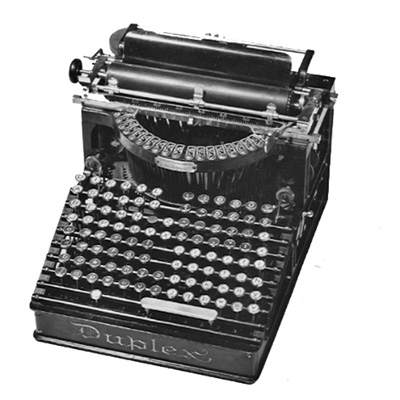 You are currently viewing Duplex Typewriter