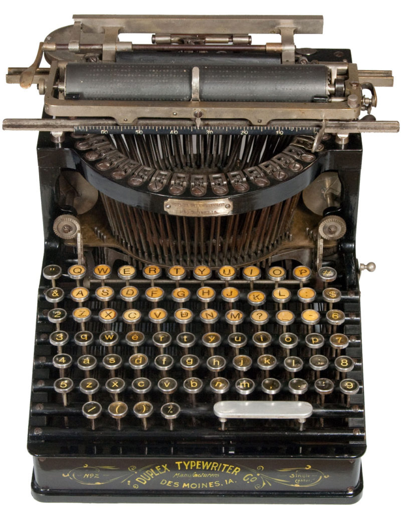Dennis Duplex Writing Machine (1891)