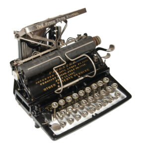 Photograph of the Fitch 1 typewriter.